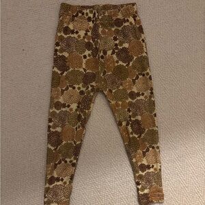Misha And Puff Floral Patterned Leggings - Brown and Cream